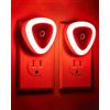 TobeBright 630nm Luce Notturna Bambini da Presa con Sensore Crepuscolare Rossa 2 Pezzi | Luce Notturna Rossa da Presa,Zero luce blu, sonno-Friendly,per Camera dei Bambini, Bagno, Cucina, Scale, camera da letto