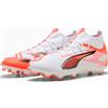 Altra Scarpe Calcio Puma Ultra Match 5 FG/AG Bianco Rosso collarino