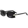 Christian Dior DiorButterfly S2I 10A1 | Occhiali da Sole Graduati o Non Graduati | Plastica | Farfalla | Nero | Adrialenti