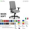 SEIPO MASK SOFT TIPO 1 MK0027 Poltrona schienale alto imbottito Movimento sincronizzato "R2" SEIPO TESSUTO V