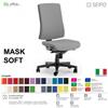 SEIPO MASK SOFT TIPO 1 MK0028 Poltrona schienale alto imbottito Movimento sincronizzato "R4" SEIPO ECOPELLE D2