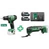 Hitachi - Hikoki HIKOKI KIT COMBO KC12HKCV (DV12DA + CV12DA)