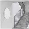 CENTURY PLAFONIERA LED BLANCA SLIM diam. 365mm 24W 2800lm