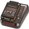 BLACK&DECKER BATTERIA LITIO KIT 18V 2,0Ah + CARICABATTERIA