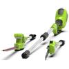 GREENWORKS 40V POTATORE + TOSASIEPI GD40PSH SOLO CORPO