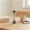 Statuetta di Medico Carino Statuetta in Resina Lucido per Infermieri