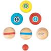 Janod - Set Bocce per Bambini Applepop - Gioco di Abilità - 6 Bocce + 1 Boccino + 1 Custodia - Gioco Aria Aperta Bambini - Giocattolo in Legno FSC - Dai 3 Anni, J03365