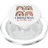 Boho Christmas Christmas Is In The Air Boho Rainbow Candy Cane Xmas PopSockets PopGrip per MagSafe