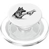 Mamma Pastore Tedesco Zampa Disegno Al T Pastore Tedesco Pugno Chiuso Mano PopSockets PopGrip per MagSafe