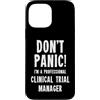 Clinical Study Management T-Shirts & Gif Custodia per iPhone 13 Pro Max Responsabile della sperimentazione clinica