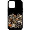 Funny Hunting Back To School Deer Huntin Custodia per iPhone 12 Pro Max Hunting Back To School - Zaino mimetico per studenti e cacciatori di cervi