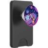 Purple Rocket Astronomy Space Gifts Colorful Rocket Planets Retro Astronomia Spazio Sistema Solare PopSockets PopWallet per MagSafe