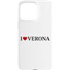 BocuDesign Custodia per iPhone 15 Pro Max I love Verona Italia