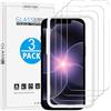 OMOTON 3 pezzi per iPhone SE 2025/iPhone SE 4 per vetro temperato, compatibile con iPhone SE 2025, pellicola protettiva anti-graffio, senza bolle