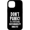 Sustainability & Data T-Shirts & Gifts Custodia per iPhone 15 Analista di Sostenibilità