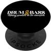 Drum N Bass Gift Batteria E Basso Dubstep Junglist DnB PopSockets PopGrip Adesivo