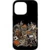Funny Hunting Back To School Deer Huntin Custodia per iPhone 14 Pro Max Hunting Back To School - Zaino mimetico per studenti e cacciatori di cervi