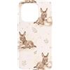 Cozy Countryside Farm Life Design Studio Custodia per iPhone 15 Pro Puledro Asino Cappello Western Country Prato Acquerello
