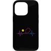 Pickleball Player Gifts Custodia per iPhone 13 Pro Pickleball Heartbeat Paddle giocatore di palla regalo