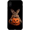 Halloween Rabbit Lover Jackolantern Pump Custodia per iPhone XS Max Coniglio Halloween AAA Lover Jack O Lanterna Viso Zucca