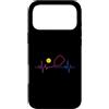 Pickleball Player Gifts Custodia per iPhone 17 Pro Max Pickleball Heartbeat Paddle giocatore di palla regalo