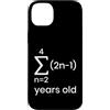15th Birthday Math Gifts Custodia per iPhone 14 Plus 15 Anni Formula Matematica Divertente Compleanno Nerd