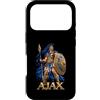 Greek Ajax Spartan Warrior Mythology Spe Custodia per iPhone 17 Pro Ajax Eroe Greco Trojan Mitologia Scudo Lancia