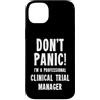 Clinical Study Management T-Shirts & Gif Custodia per iPhone 14 Plus Responsabile della sperimentazione clinica