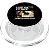 Cat Murder Show Humor Pet My Cat and Watch Murder Show Divertente regalo per gli amanti dei gatti PopSockets PopGrip per MagSafe