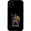 Greek Ajax Spartan Warrior Mythology Spe Custodia per iPhone 11 Ajax Eroe Greco Trojan Mitologia Scudo Lancia