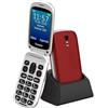 Funker E300 Max Audio 3 4G, telefono cellulare coperchio facile da usare, tasti e schermo grandi, AudioPRO compatibile con apparecchi acustici, volume molto forte con amplificatore, configurazione