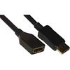 LINK LKDP18MF CAVO PROLUNGA DISPLAYPORT MASCHIO/FEMMINA CONTATTI DORATI 4K60HZ 21,6GBS MT 1,80