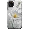 Floral Silver Flower Gifts Custodia per iPhone 11 Pro Max Goccia d'acqua floreale elegante fiore fiore