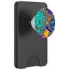 Kidcore Cartoon Style Solar System Gifts Kidcore del sistema solare di arte spaziale variopinta di UFO dei pianeti del PopSockets PopWallet per MagSafe