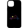 Pickleball Player Gifts Custodia per iPhone 15 Plus Pickleball Heartbeat Paddle giocatore di palla regalo