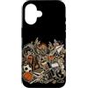 Funny Hunting Back To School Deer Huntin Custodia per iPhone 16 Hunting Back To School - Zaino mimetico per studenti e cacciatori di cervi