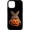 Halloween Rabbit Lover Jackolantern Pump Custodia per iPhone 12 mini Coniglio Halloween AAA Lover Jack O Lanterna Viso Zucca