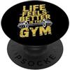 Funny Gym Weightlifting Training Boxing Divertente palestra sollevamento pesi allenamento uomini donne scherzo PopSockets PopGrip Adesivo