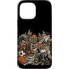 Funny Hunting Back To School Deer Huntin Custodia per iPhone 13 Pro Max Hunting Back To School - Zaino mimetico per studenti e cacciatori di cervi