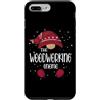 Carpenter Woodworker DIY Workshop Gifts Custodia per iPhone 7 Plus/8 Plus Gnomo per la lavorazione del legno abbinato al pigiama