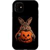 Halloween Rabbit Lover Jackolantern Pump Custodia per iPhone 11 Coniglio Halloween AAA Lover Jack O Lanterna Viso Zucca