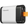 Fiskars Batteria 12V - 4Ah, 1 pezzo, Per attrezzi a batteria Fiskars | Troncarami e svettatoio richiedono due batterie, Ricarica USB-C in 2,5 h, Utilizzabile come powerbank, 370 g, 1082341