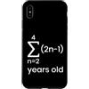 15th Birthday Math Gifts Custodia per iPhone XS Max 15 Anni Formula Matematica Divertente Compleanno Nerd