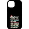Gamer Christmas Gifts & Holiday Gaming A Custodia per iPhone 15 La mia lista dei secchi di Natale Gioca ai videogiochi Funny Gamer