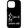 15th Birthday Math Gifts Custodia per iPhone 16 Pro 15 Anni Formula Matematica Divertente Compleanno Nerd