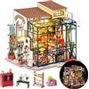 rolife Kit Casa delle Bambole Fai-da-Te Rolife, Mini Casa con Mobili e Accessori, Scala 1:24, Kit Artigianale, Fioreria di Emily