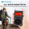 RETEKESS TR110 Radio Digitale Portatile a Onde Corte FM/SW/MW/SSB/Air Ricevitore Radio a Banda Completa con Batteria Ricaricabile per Emergenze all'Aperto
