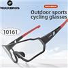 ROCKBROS occhiali da ciclismo uomo donna occhiali da sole sportivi polarizzati fotocromatici occhiali da sole con montatura interna occhiali da bici