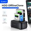 ORICO Docking station per disco rigido clone offline USB 3.0 e tipo C Custodia per disco rigido dual-bay da 5 Gbps HDD/SSD da 2,5/3,5 pollici