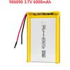 Aleaivy 906090 3.7V 6000mAh batteria ricaricabile ai polimeri di litio Lipo Li ion Cell per GPS Power Bank lampada a LED e-book Tablet PC purificatore